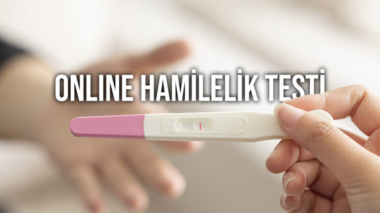 online hamilelik testi